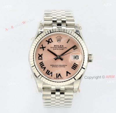 Salmon Face Rolex Datejust 31 Factroy Replica Watches